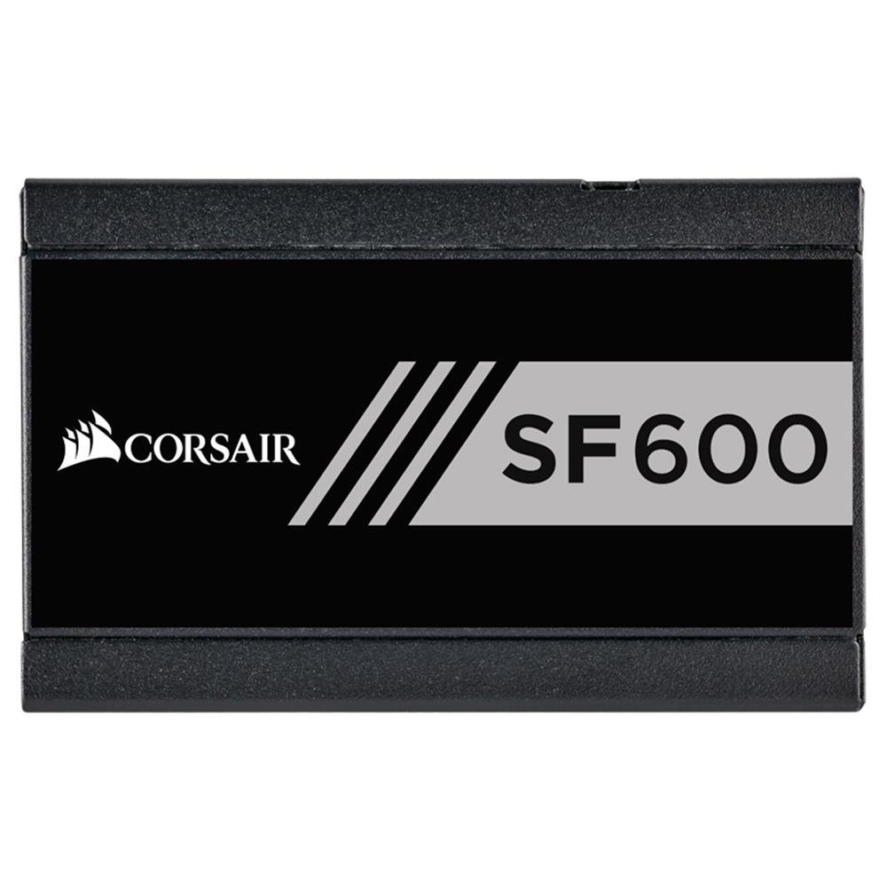 Fonte Corsair SF600, 600W, 80 Plus Gold, Modular, Sem Cabo, Preto - CP-9020105-NA Fonte Corsair SF600, 600W, 80 Plus Gold, Modular, Sem Cabo, Preto - CP-9020105-NA