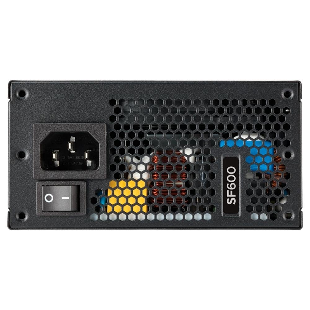 Fonte Corsair SF600, 600W, 80 Plus Gold, Modular - CP-9020105-NA