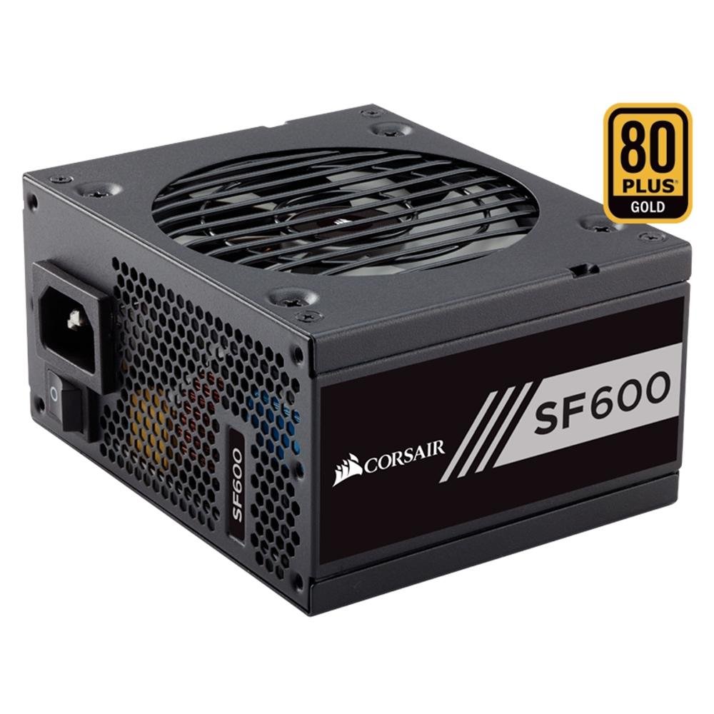 電源ユニット Corsair SF600 600W 80+ Gold Fonte Corsair SF600, 600W, 80 Plus Gold, Modular - CP-9020105-NA