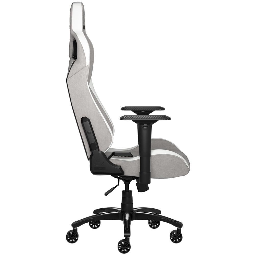 Cadeira Gamer Corsair T3 Rush, Até 120Kg, Apoio de Braços 4D, com Almofadas, Reclinável, Cinza e Branco - CF-9010030-WW Cadeira Gamer Corsair T3 Rush, Até 120Kg, Apoio de Braços 4D, com Almofadas, Reclinável, Cinza e Branco - CF-9010030-WW
