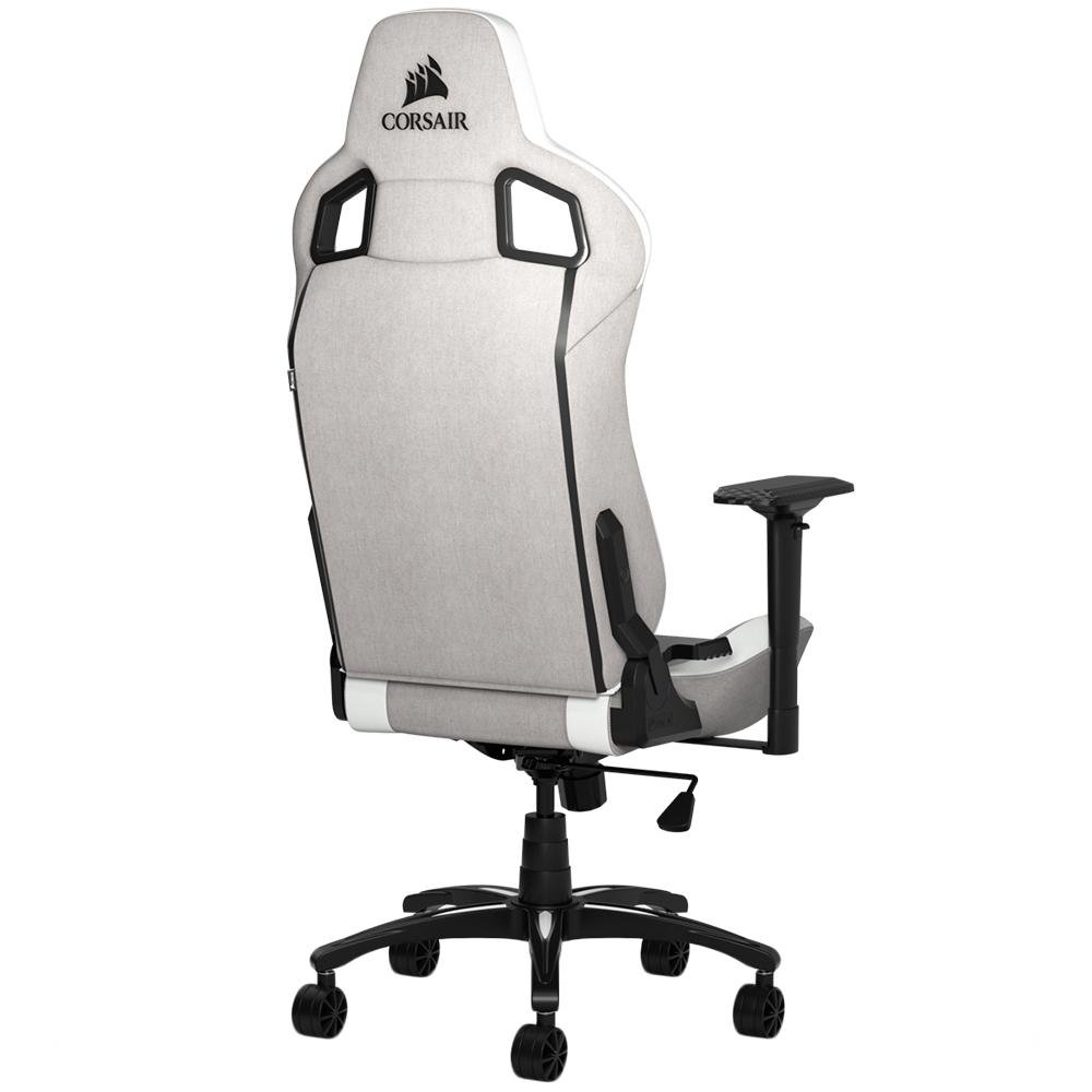 Cadeira Gamer Corsair T3 Rush, Até 120Kg, Apoio de Braços 4D, com Almofadas, Reclinável, Cinza e Branco - CF-9010030-WW Cadeira Gamer Corsair T3 Rush, Até 120Kg, Apoio de Braços 4D, com Almofadas, Reclinável, Cinza e Branco - CF-9010030-WW