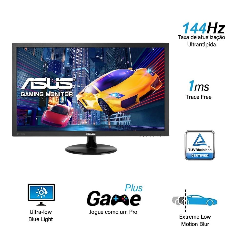 Monitor Gamer Asus 23.8´, HDMI, 144Hz 1ms | KaBuM!