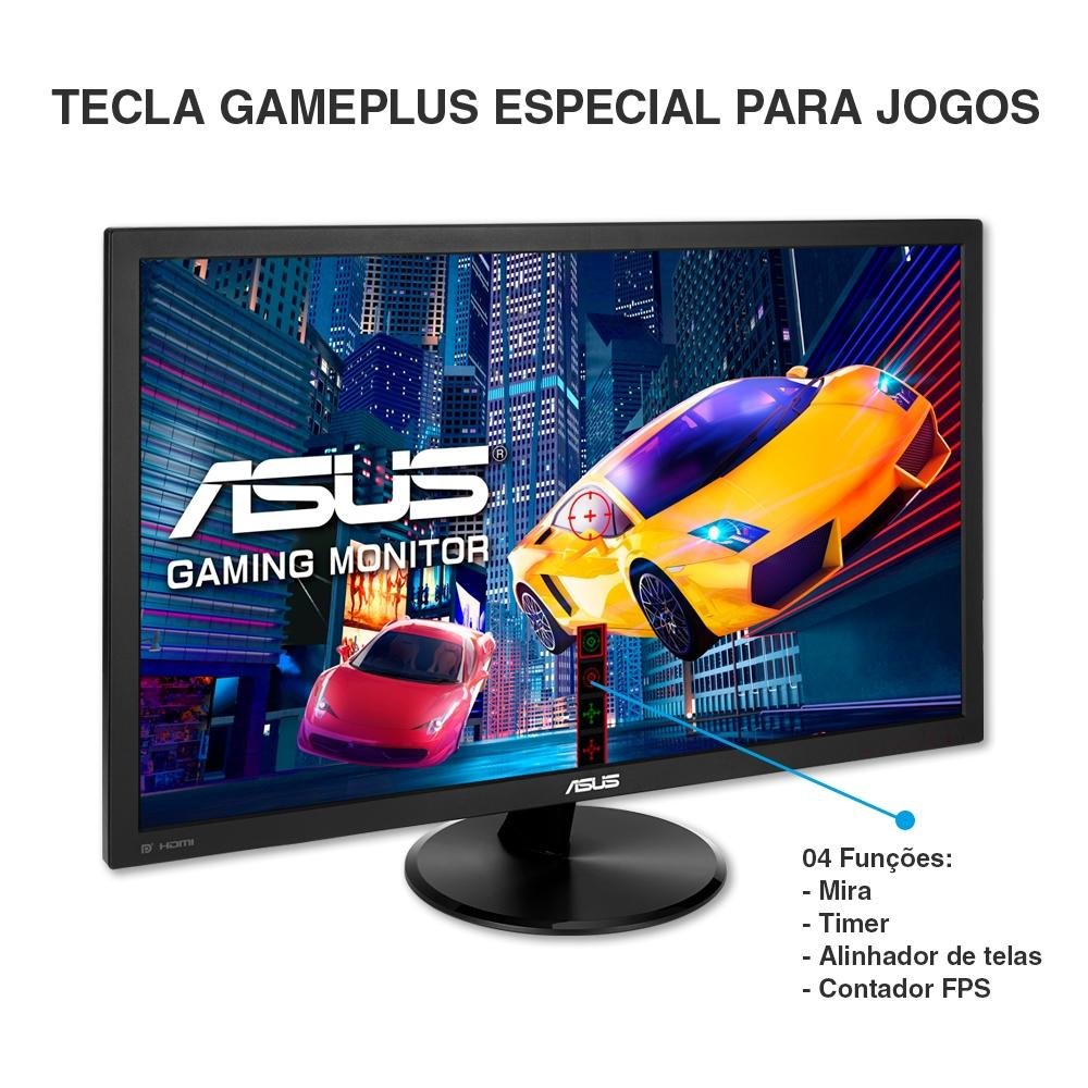 Monitor Gamer Asus 23.8´, HDMI, 144Hz 1ms | KaBuM!