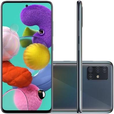 Smartphone Samsung Galaxy A51, 128GB, 48MP, Tela 6.5´, TV Digital, Preto - SM-A515FZKBZTO Menor preço em Smartphone Samsung Galaxy A51, 128GB, 48MP, Tela 6.5´, TV Digital, Preto - SM-A515FZKBZTO
