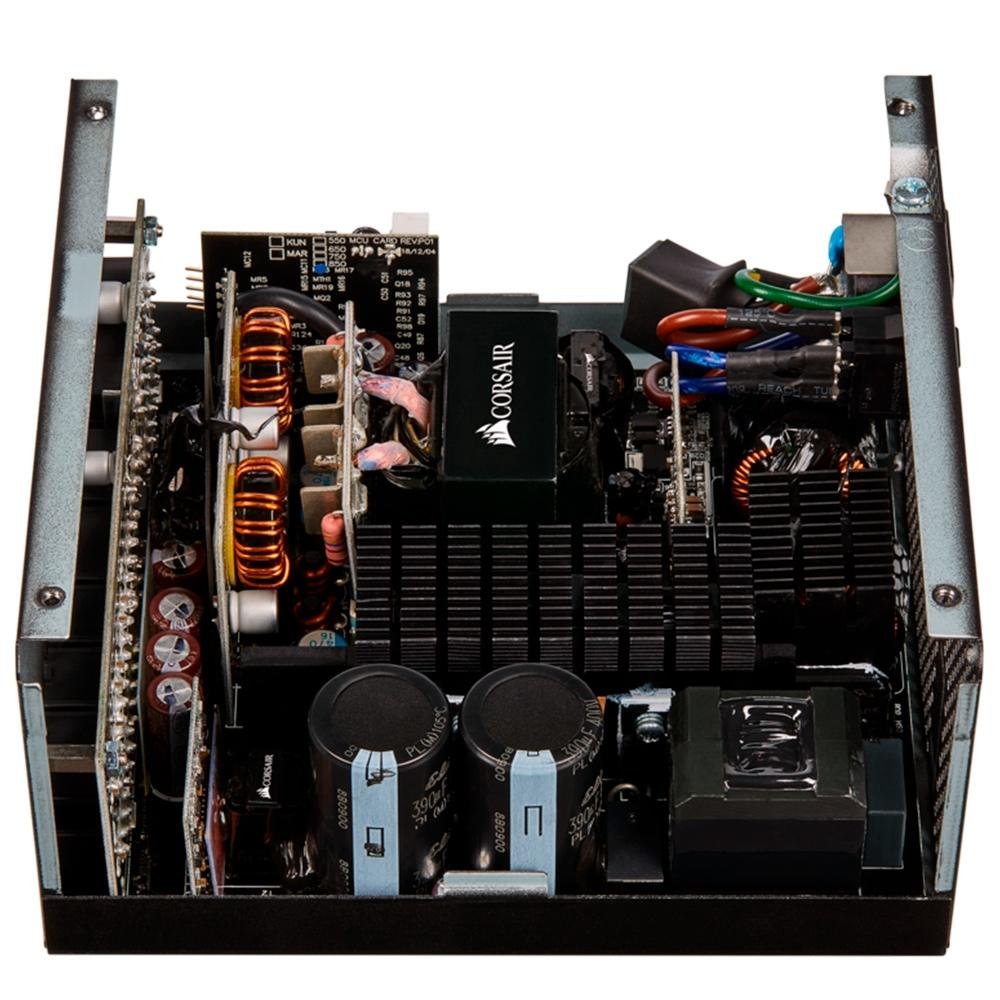 Fonte Corsair RM750, 750W, 80 Plus Gold, Modular - CP-9020195 | KaBuM!