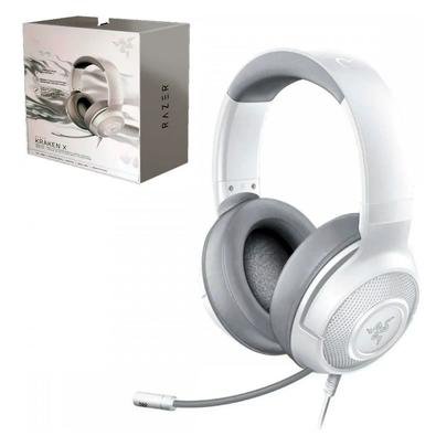 Headset Gamer Razer Kraken X, P2, White | KaBuM!