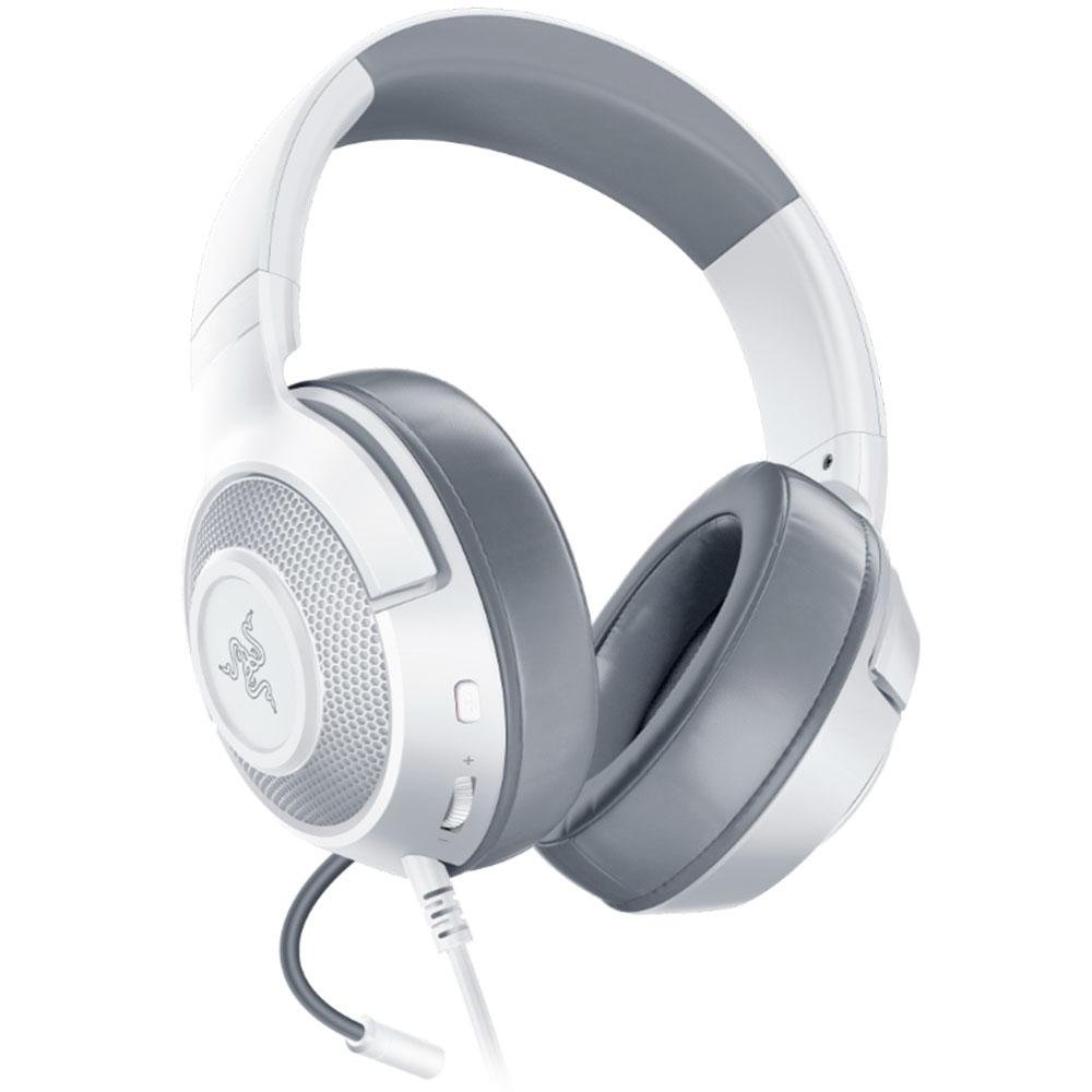Headset Gamer Razer Kraken X, P2, Drivers 40mm, Console Mercury White - RZ04-02890300-R3U1 Headset Gamer Razer Kraken X, P2, Drivers 40mm, Console Mercury White - RZ04-02890300-R3U1