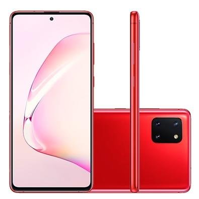 Smartphone Samsung Galaxy Note 10 Lite, 128GB, 32MP, Tela 6.7´, Vermelho - SM-N770FZRJZTO Menor preço em Smartphone Samsung Galaxy Note 10 Lite, 128GB, 32MP, Tela 6.7´, Vermelho - SM-N770FZRJZTO