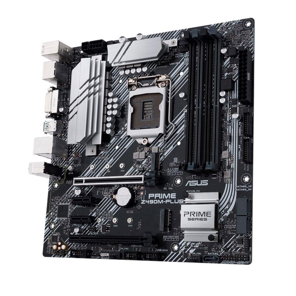 Placa Mãe Asus Prime Z490M-Plus, Intel LGA 1200, mATX, DDR4 | KaBuM!