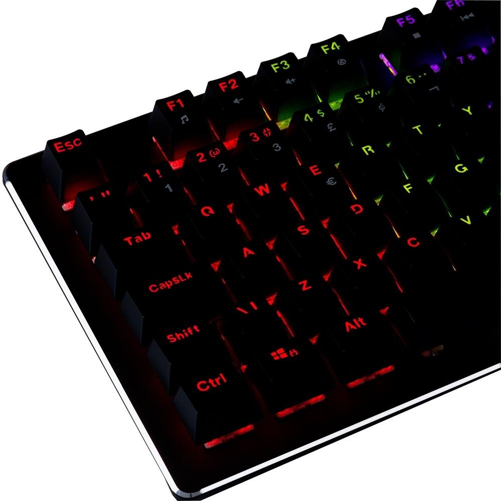 Teclado Mecânico Gamer Dazz Orion, RGB, Switch Gateron Blue, ABNT2