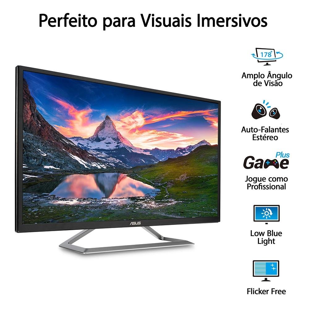 Monitor Asus Eye Care 31.5' LED, 4K UHD, HDMI, VESA, Ajuste de Monitor Asus Eye Care 31.5' LED, 4K UHD, HDMI, VESA, Ajuste de