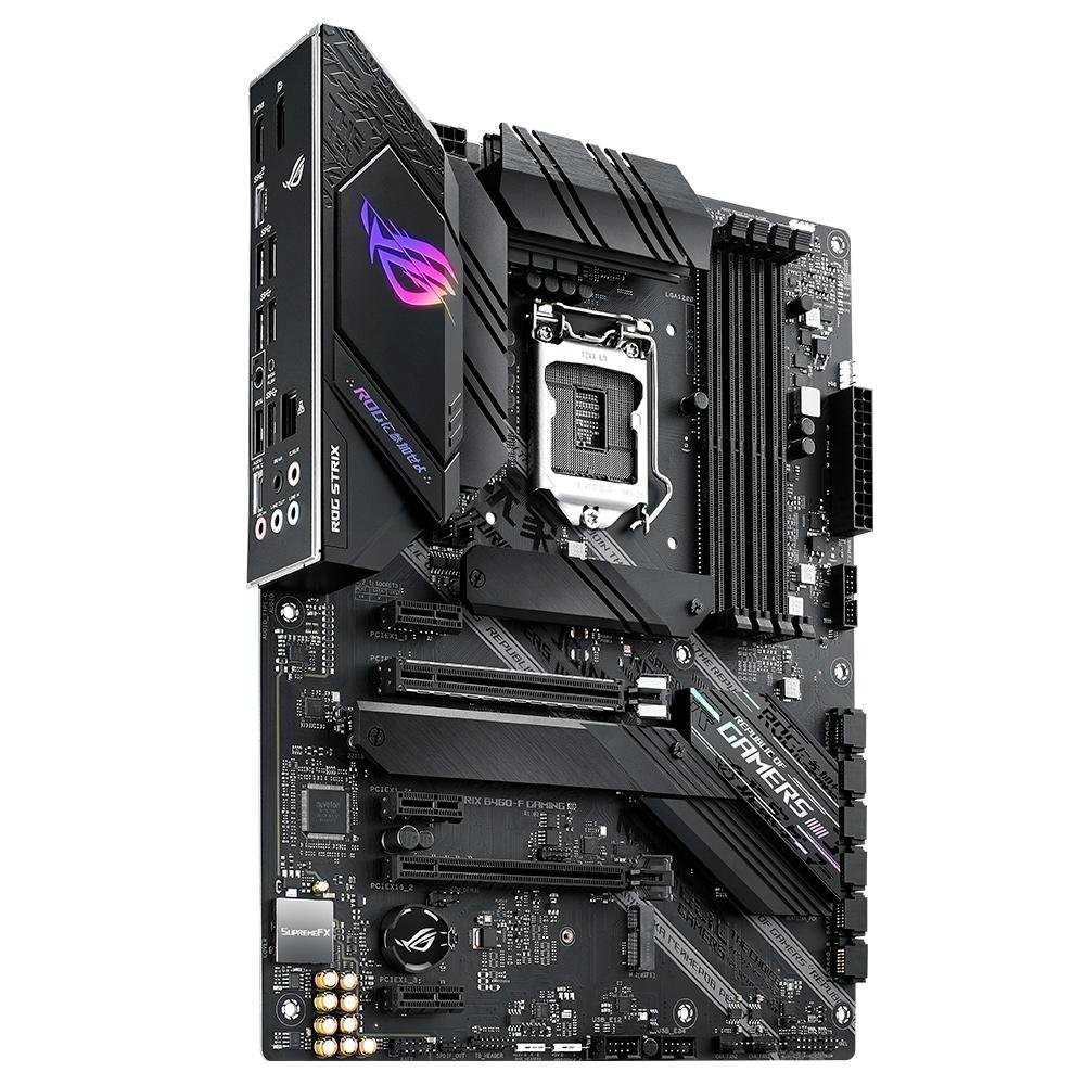 Placa Mãe Asus ROG Strix B460-F Gaming, Intel LGA 1200, ATX, DDR4