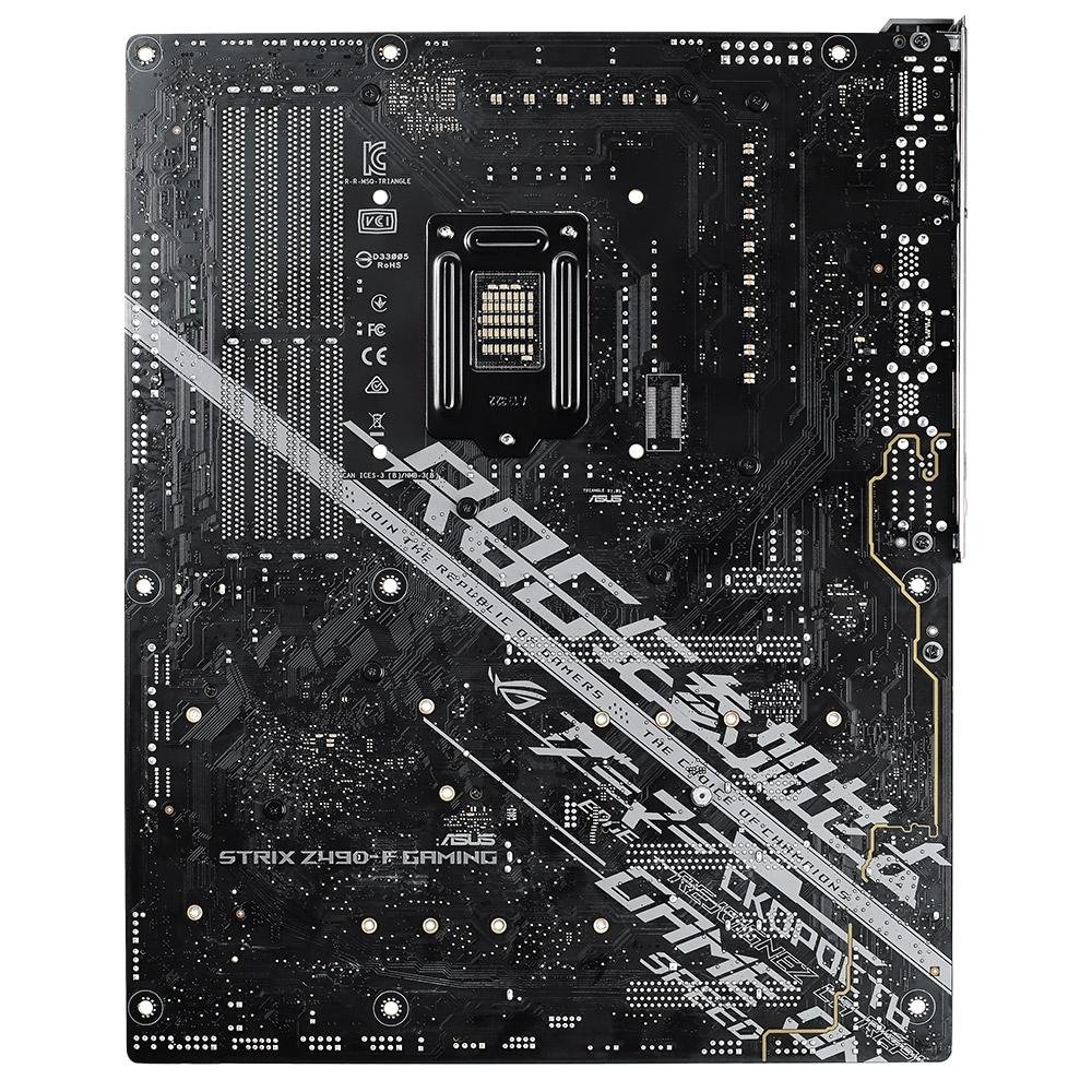 ASUS ROGSTRIX Z490-F GAMING+DDR4 16g(新品) Placa Mãe Asus ROG Strix Z490-F Gaming, Intel LGA 1200, ATX