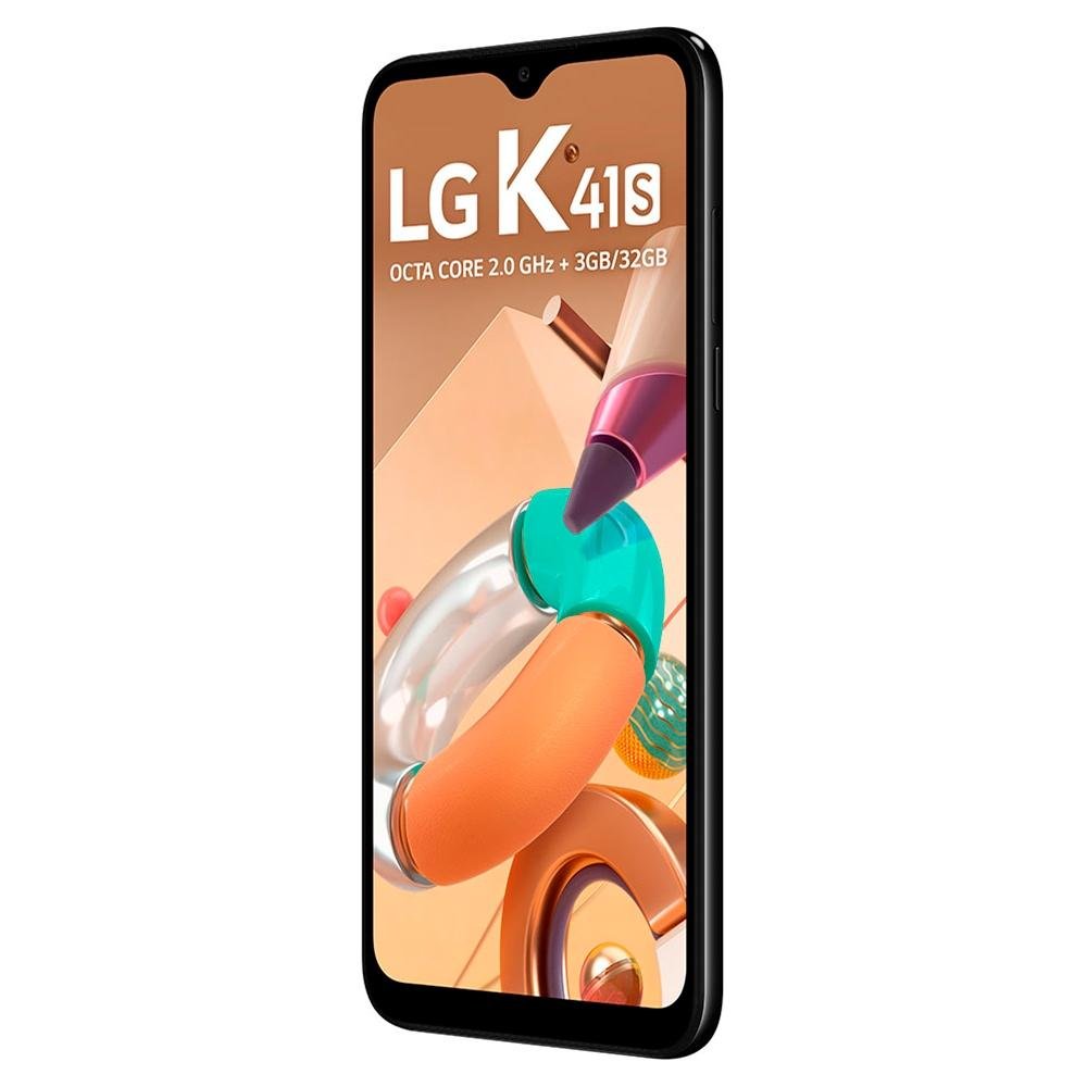 Smartphone LG K41S, 32GB, 13MP, Tela 6.55´, Preto - LMK410BMW.ABRABK Smartphone LG K41S, 32GB, 13MP, Tela 6.55´, Preto - LMK410BMW.ABRABK
