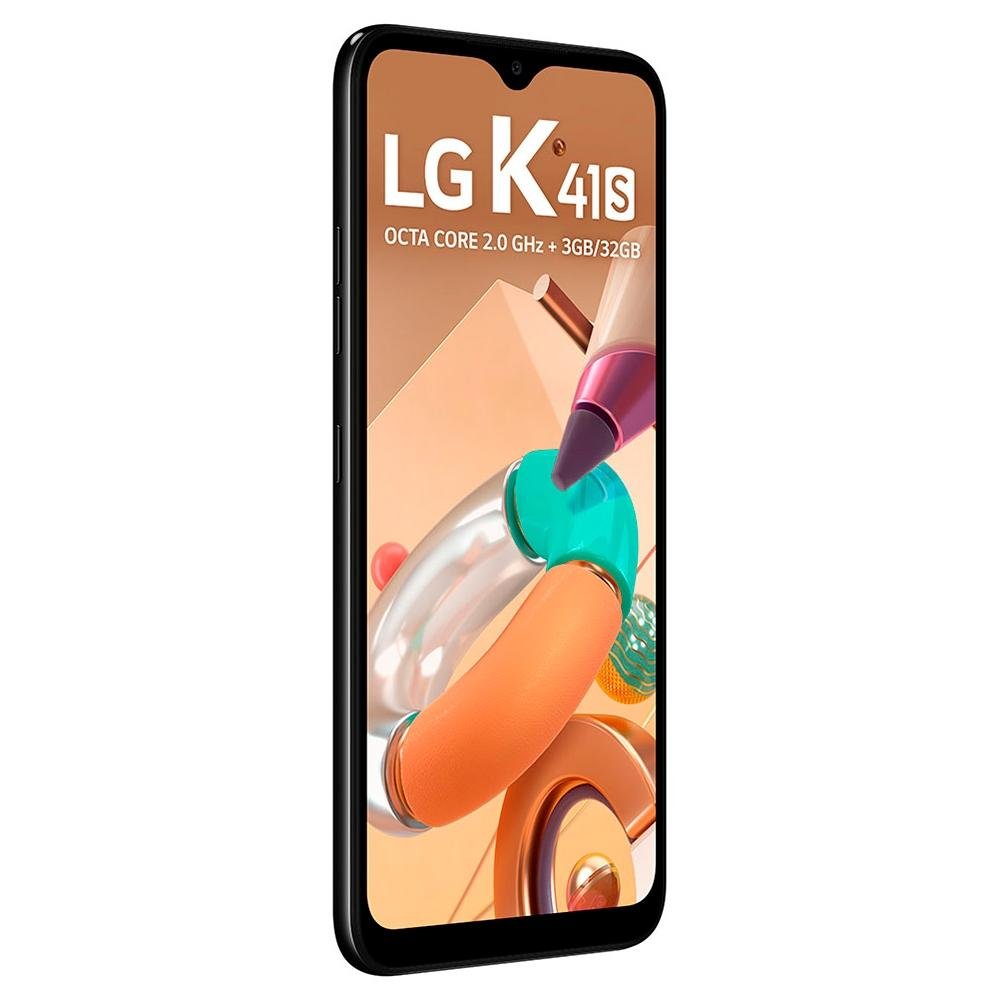 Smartphone LG K41S, 32GB, 13MP, Tela 6.55´, Preto - LMK410BMW.ABRABK Smartphone LG K41S, 32GB, 13MP, Tela 6.55´, Preto - LMK410BMW.ABRABK
