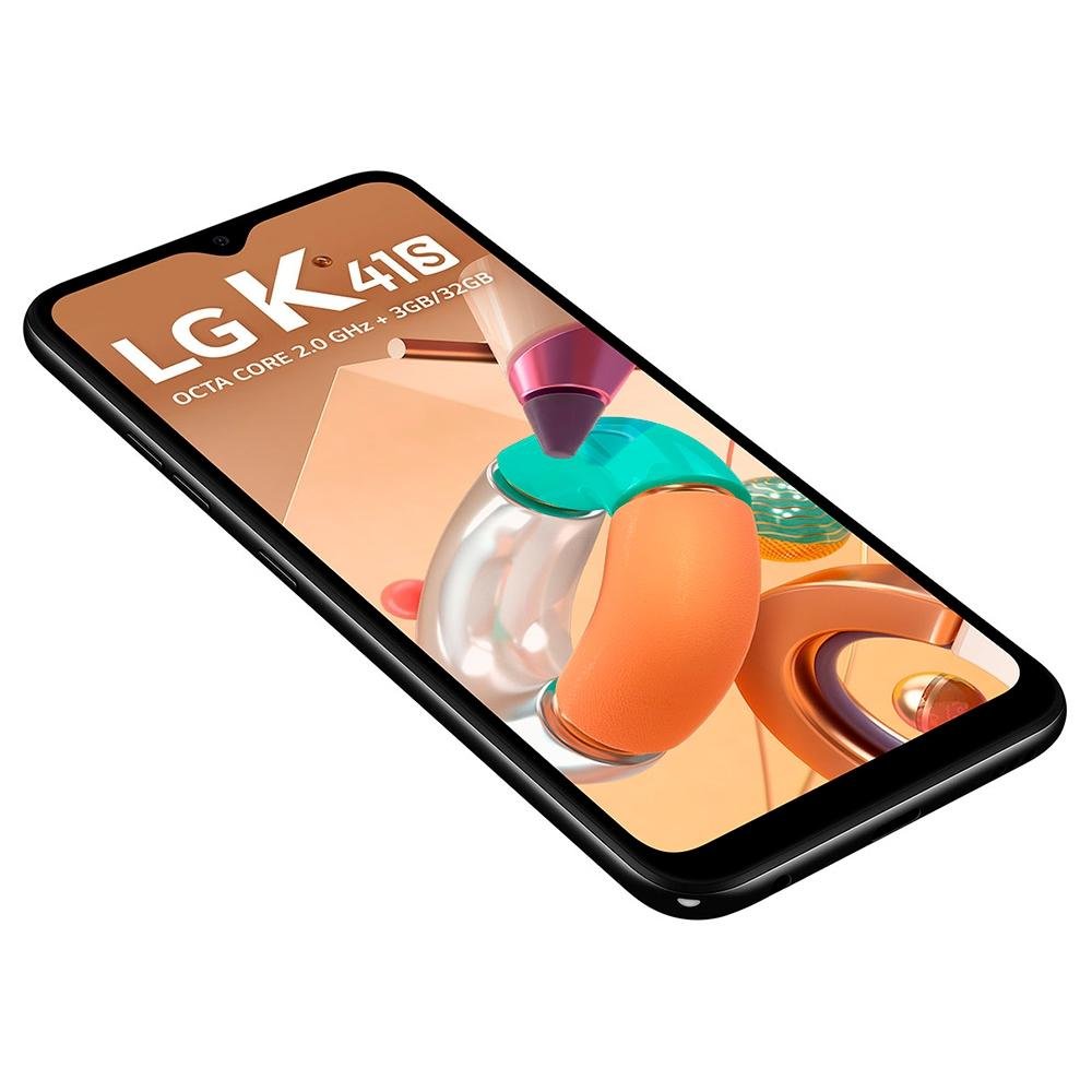 Smartphone LG K41S, 32GB, 13MP, Tela 6.55´, Preto - LMK410BMW.ABRABK Smartphone LG K41S, 32GB, 13MP, Tela 6.55´, Preto - LMK410BMW.ABRABK