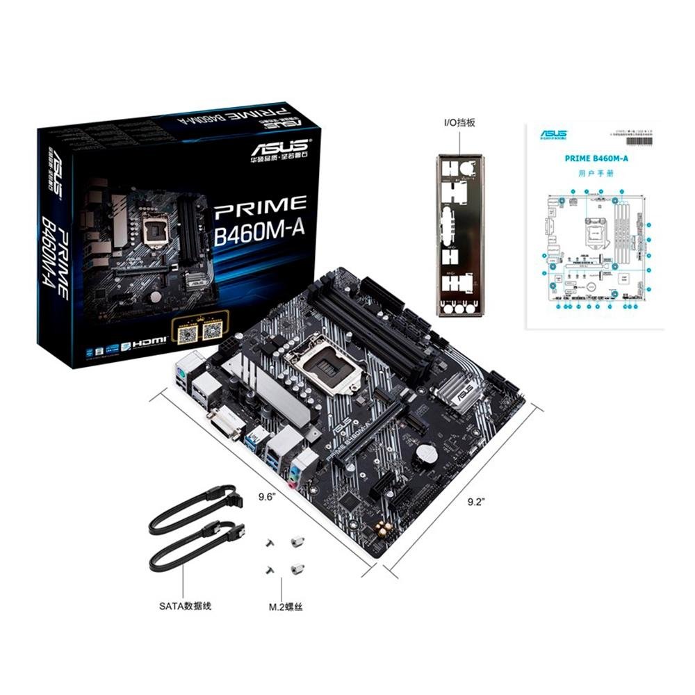Placa Mãe Asus Prime B460M-A, Intel LGA 1200, mATX, DDR4 | KaBuM!