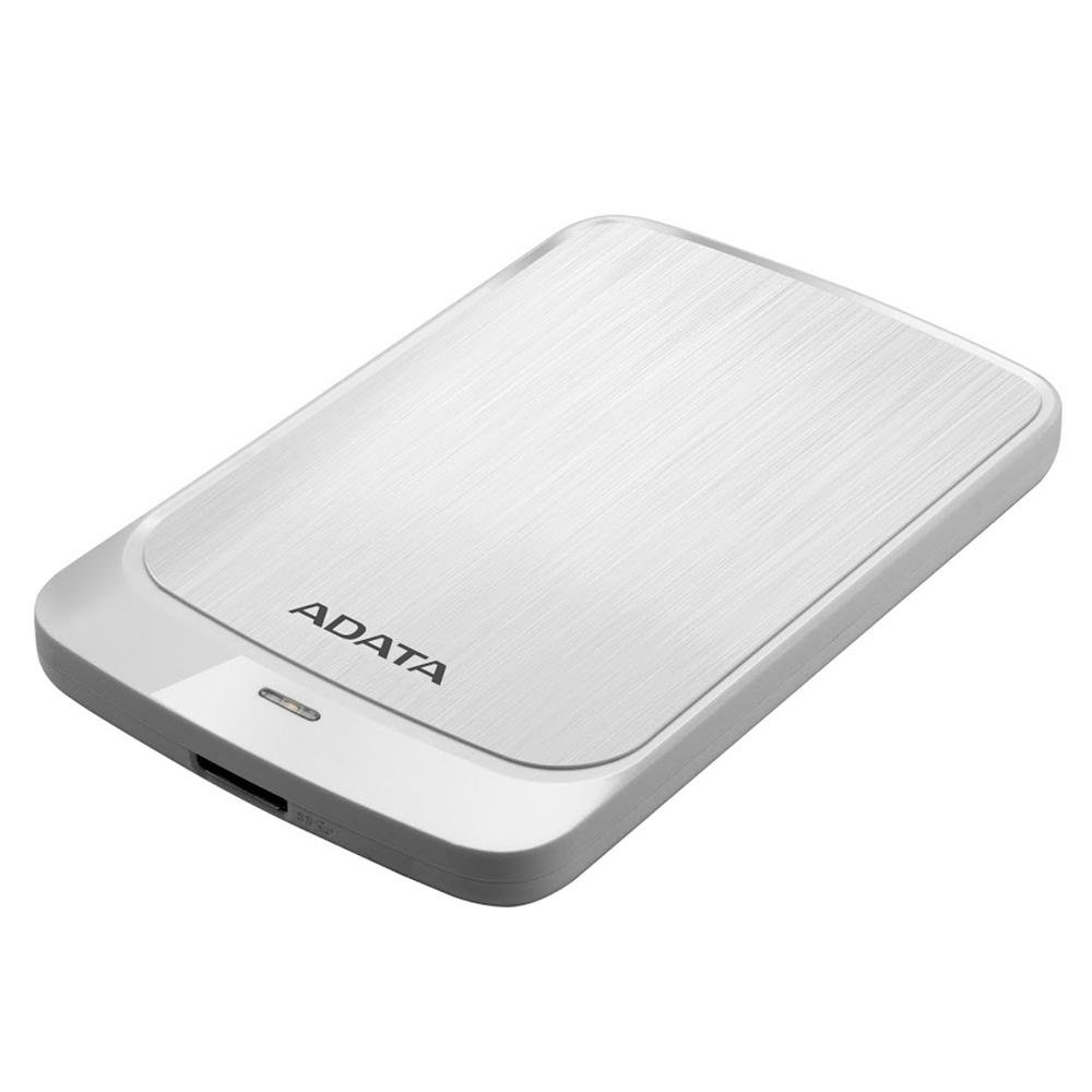 HD Externo 2TB Adata HV320 Ultra Slim, USB 3.2, Branco - AHV320