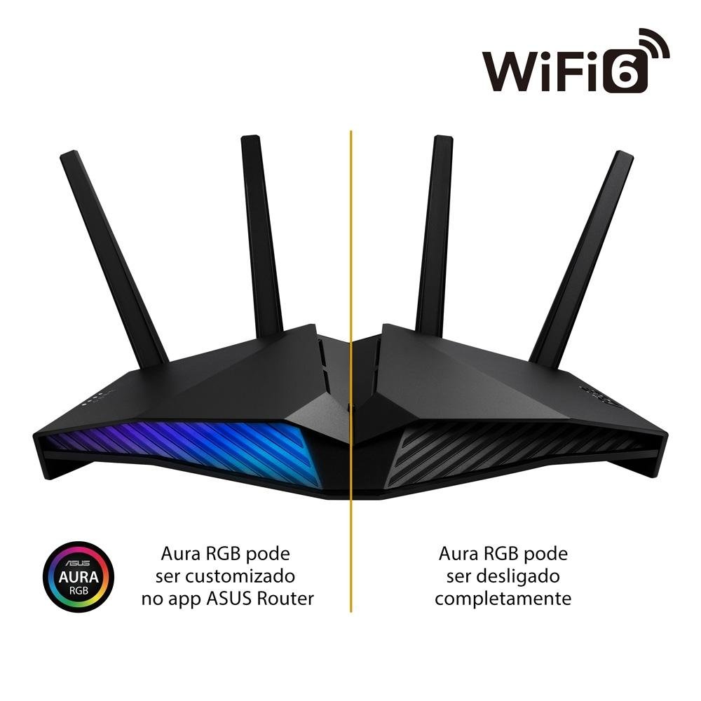 Roteador Gamer Asus RT-AX82U, WiFi 6 | KaBuM!