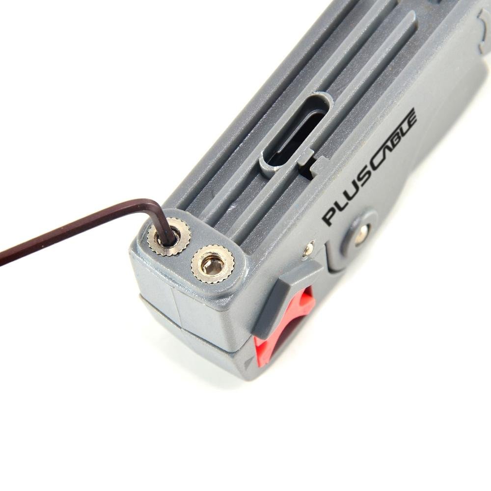 Alicate de Decapar Cabo Coaxial, PLUSCABLE LT-S20 - Imagem 3