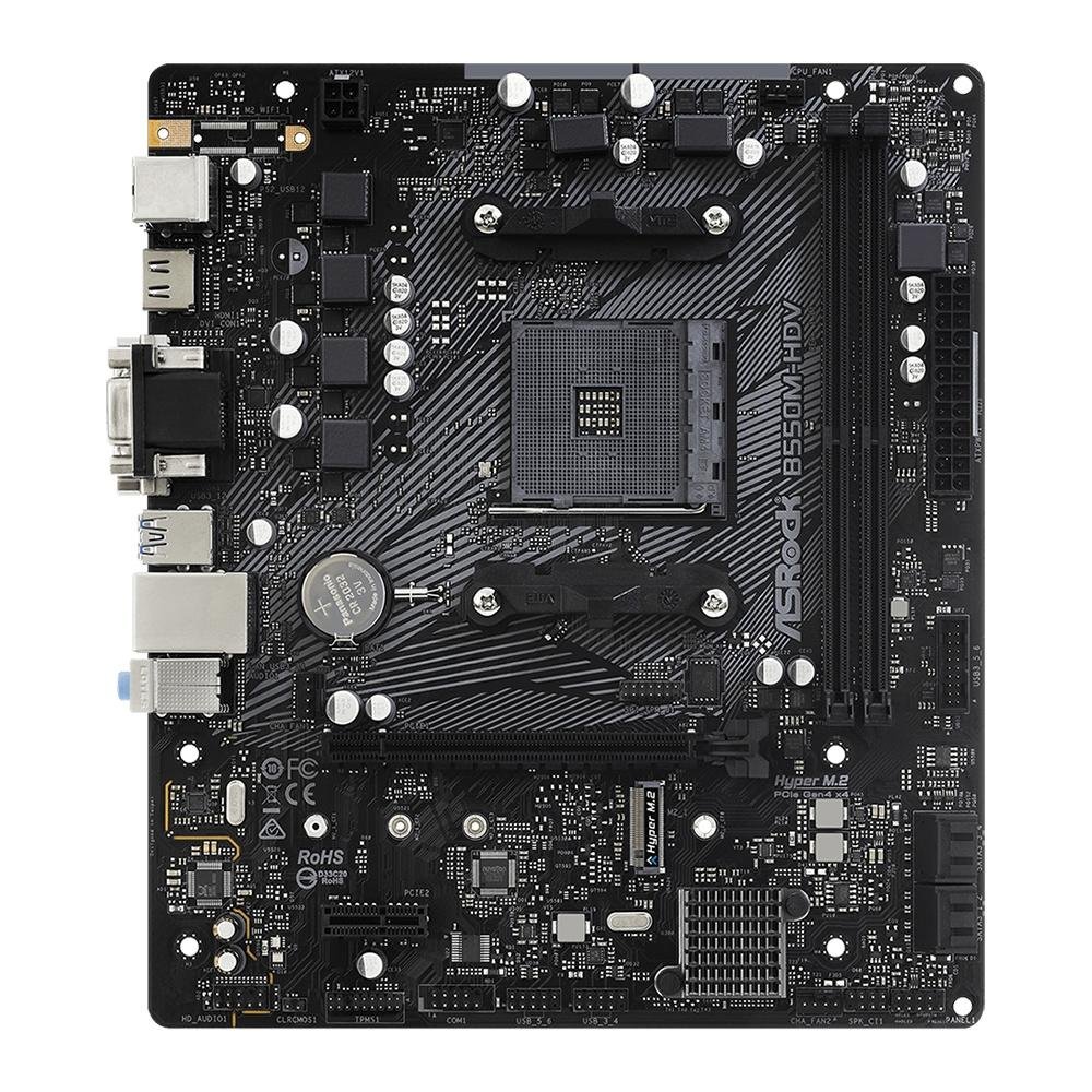Placa Mãe ASRock B550M-HDV, AMD AM4, Micro ATX, DDR4 | KaBuM!