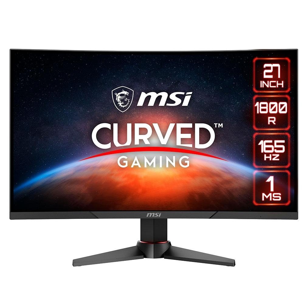 Monitor Gamer MSI LCD, 27´, Curvo, Full HD, 165Hz, Altura
