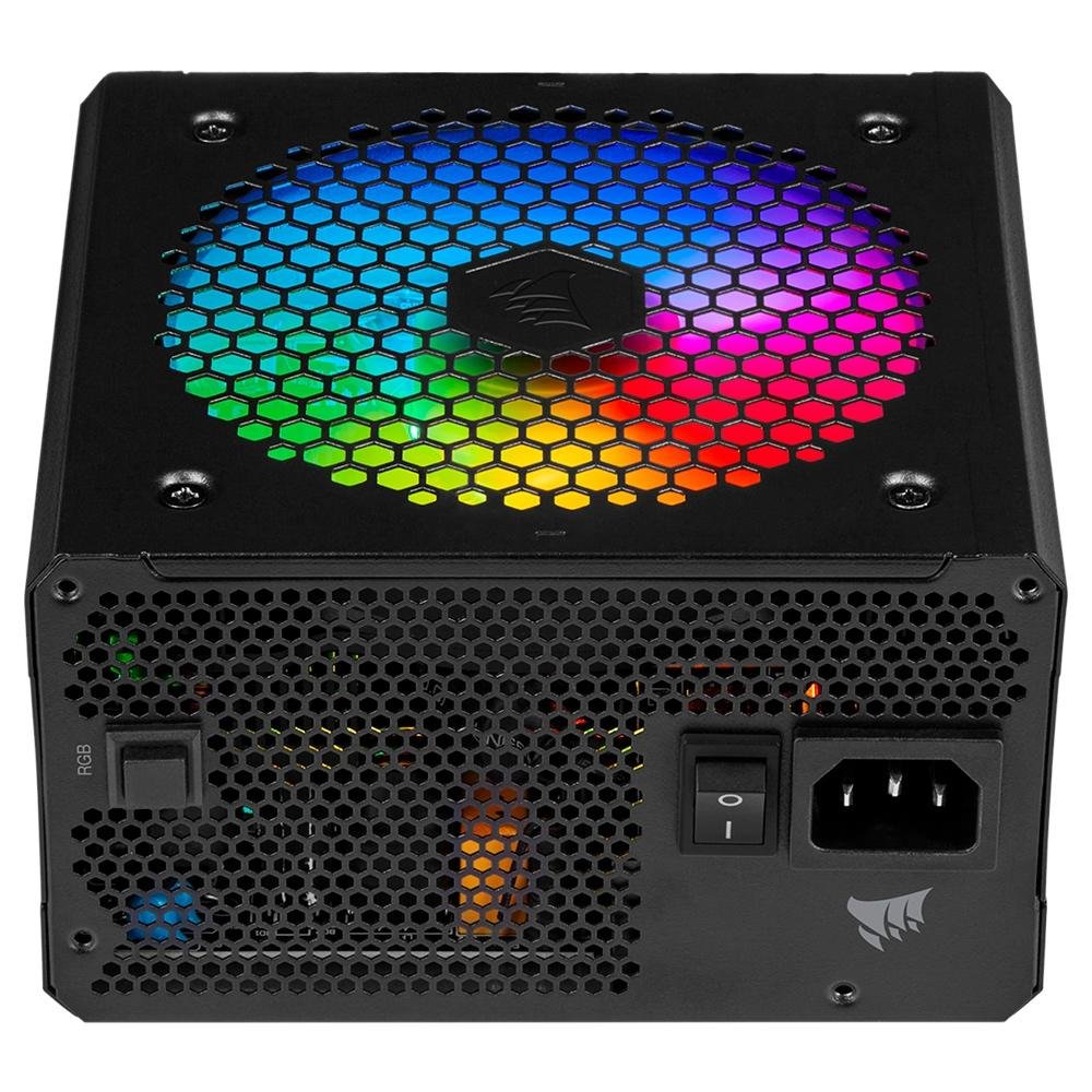 Fonte Corsair CX650F, 650W, 80 Plus Bronze| KaBuM!