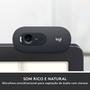 Webcam HD Logitech C505 com Microfone Embutido de Longo Alcance e 3 MP para Chamadas e Gravações em Vídeo Widescreen - 960-001363