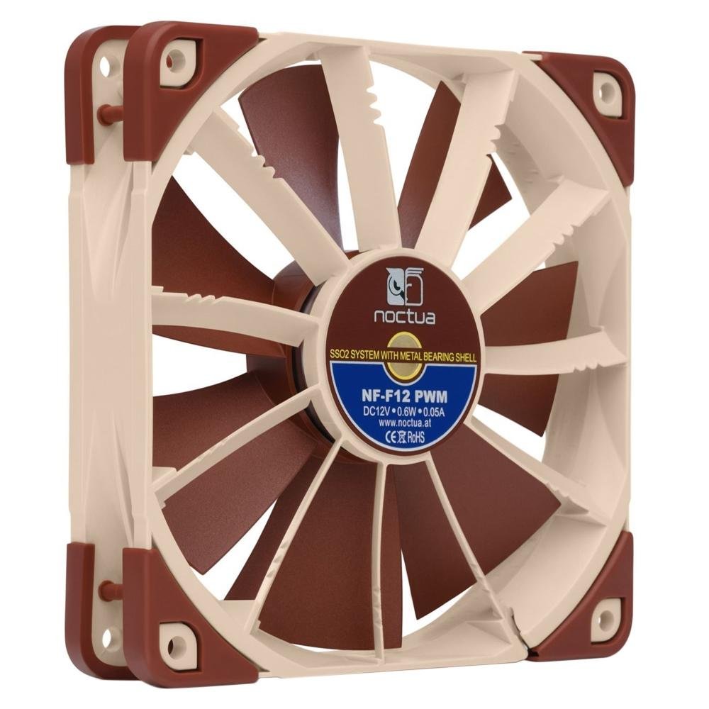 Ventoinha Noctua, 120mm, Marrom - NF-F12-PWM Ventoinha Noctua, 120mm, Marrom - NF-F12-PWM