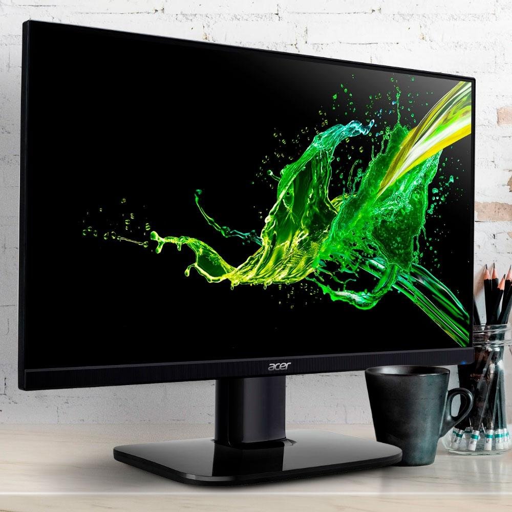 Monitor Gamer Acer 27' LED, 75 Hz, Full HD, 1ms, FreeSync, HDMI/VGA, VESA - KA272 Abi 27H