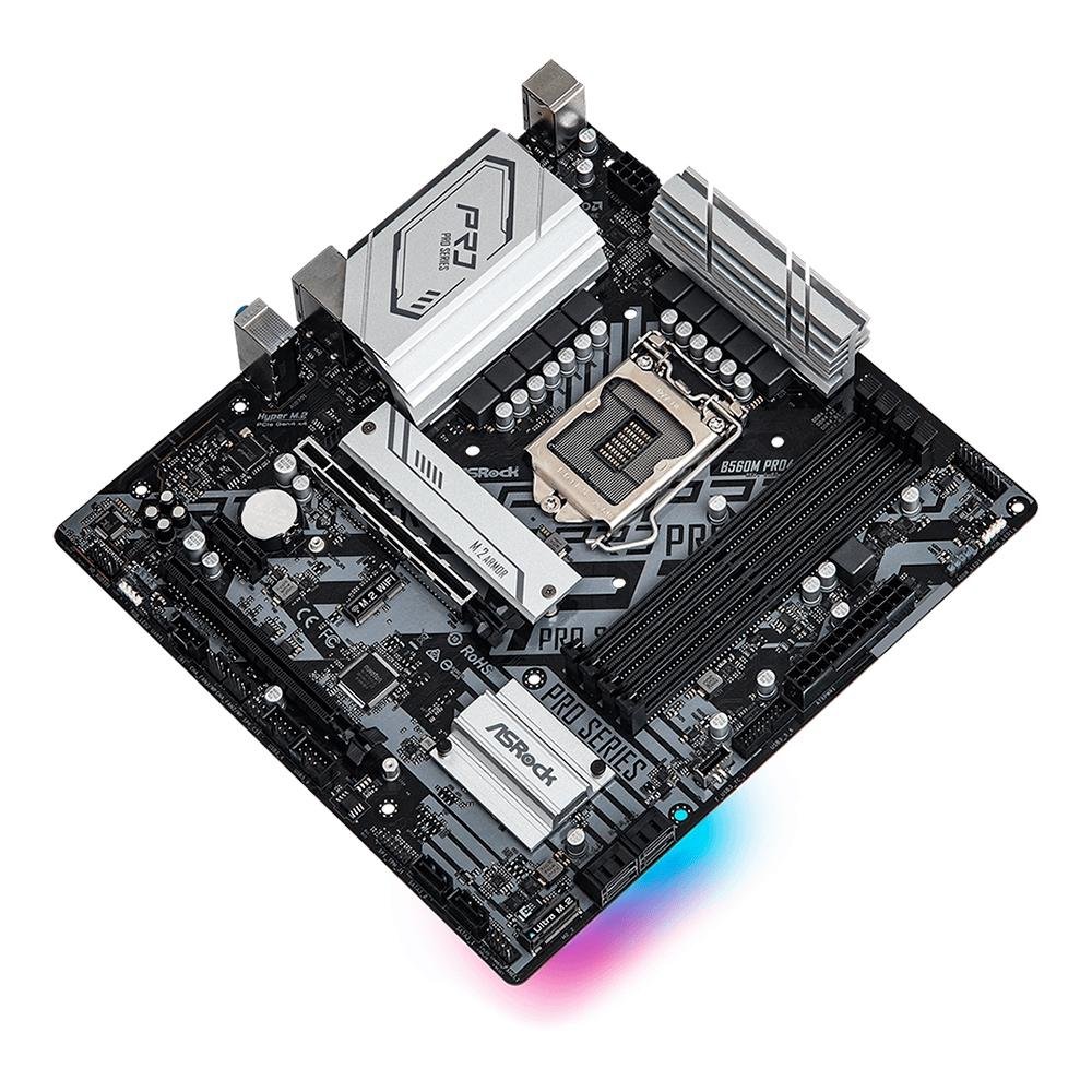 Placa Mãe ASRock B560M Pro4, Intel LGA 1200, Micro ATX, DDR4 | KaBuM!