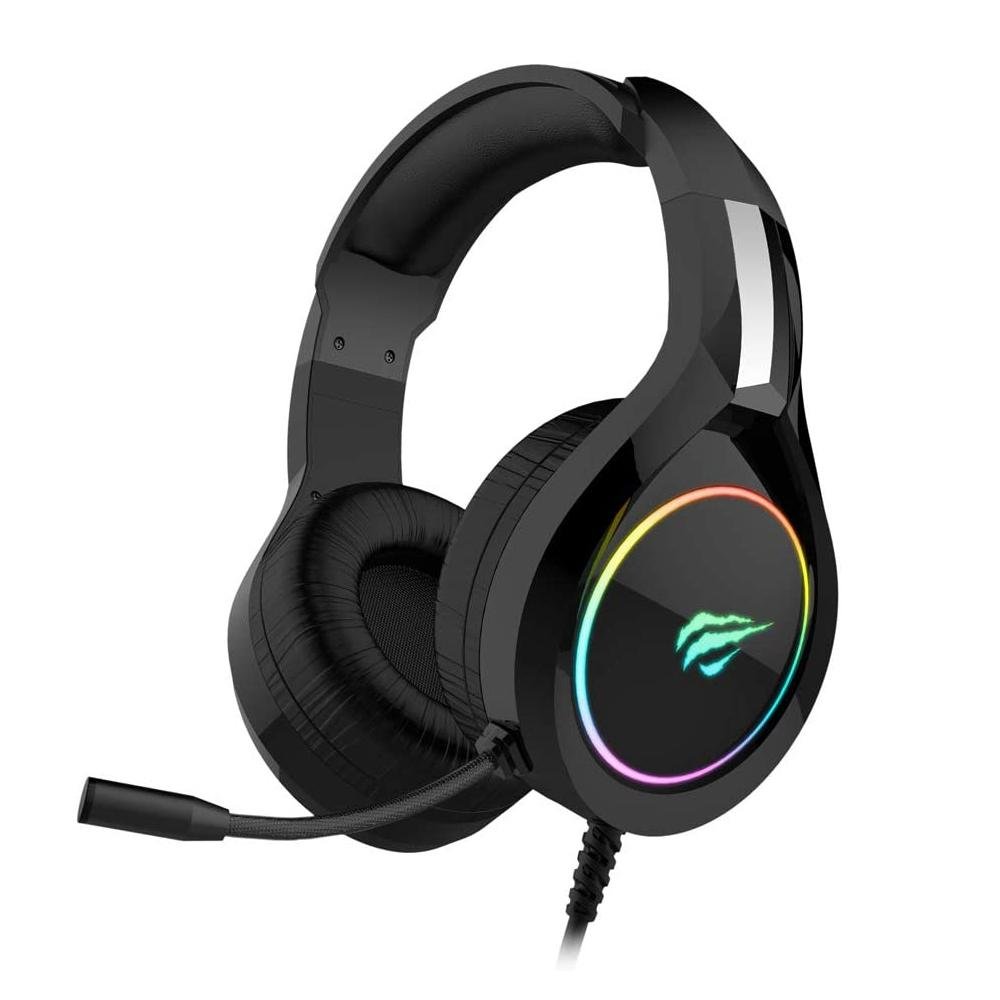 Headset Gamer Havit Com Iluminação Rgb Usb E P2 Preto Hv H2232d