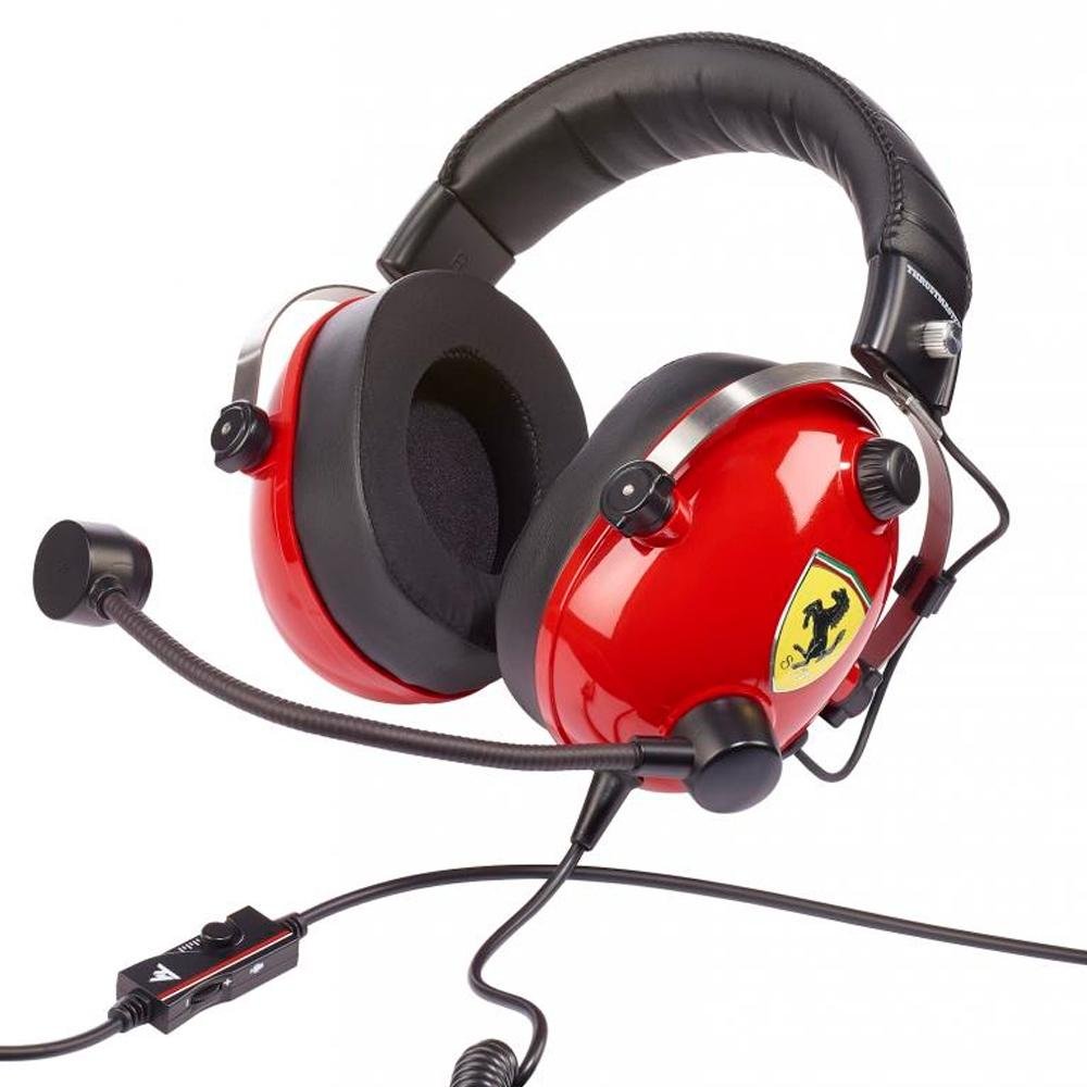 Headset Gamer Thrustmaster Ferrari Edition, Driver 50mm, para PC