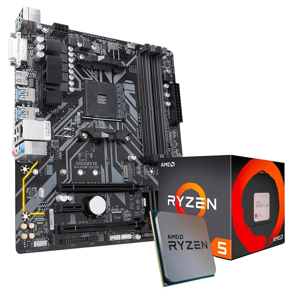 【 PCパーツセット】 B450-I/GTX1060/Ryzen5 1600 他 kit-processador-amd-ryzen-5-