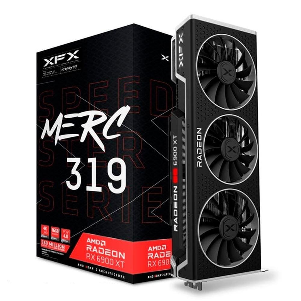 Placa de Vídeo RX 6700 XT XFX Speedster MERC319 AMD Radeon Black