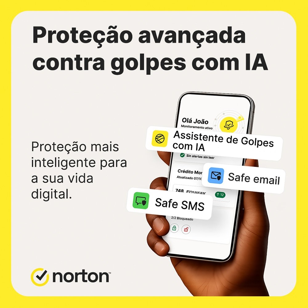 Norton 360 Premium 10 Dispositivos, 12 meses, Digital para Download - 21414573