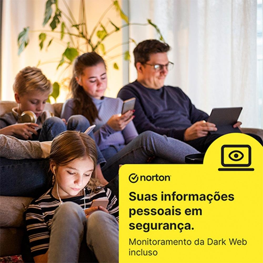 Norton 360 Premium 10 Dispositivos, 12 meses, Digital para Download - 21414573