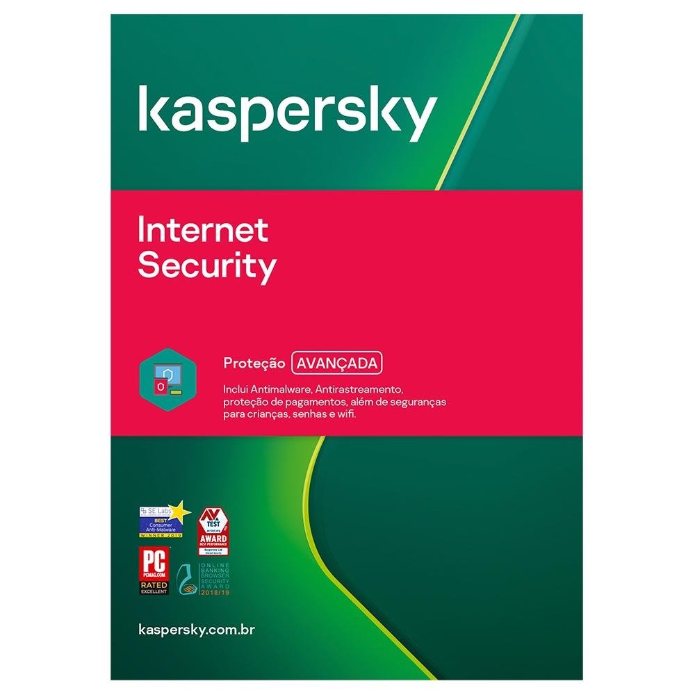 Kaspersky Internet Security 5 dispositivos 1 ano ESD | KaBuM!