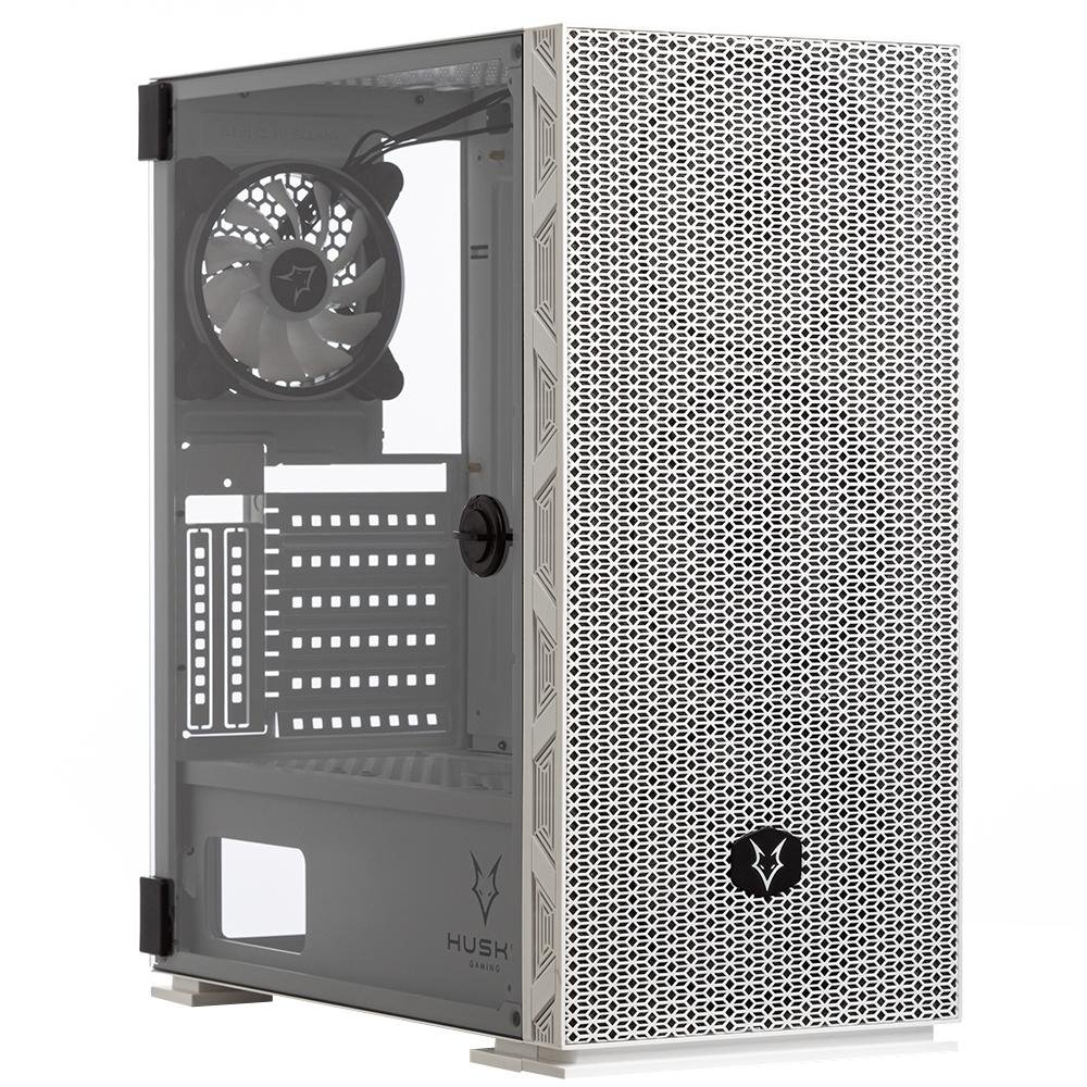 Gabinete Gamer Husky Gaming Polar, Branco - Mid Tower, ARGB com Fan, Porta lateral em Vidro Temperado - HGMC011 Gabinete Gamer Husky Gaming Polar, Branco - Mid Tower, ARGB com Fan, Porta lateral em Vidro Temperado - HGMC011