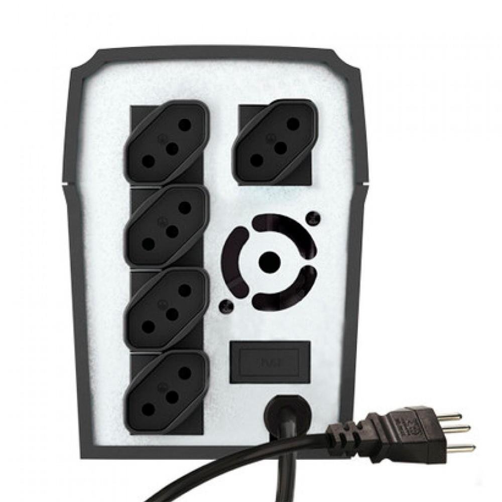 Nobreak SMS New Station, 700VA, Entrada Bivolt Automático e Saída 115V, com 6 Níveis de Proteção e Autodiagnostico de Bateria - 27915