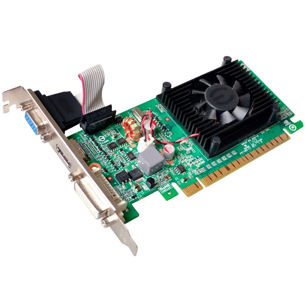 Placa de Vídeo EVGA NVIDIA GeForce GT 210 1GB, DDR3 - 01G-P3-1312-LR