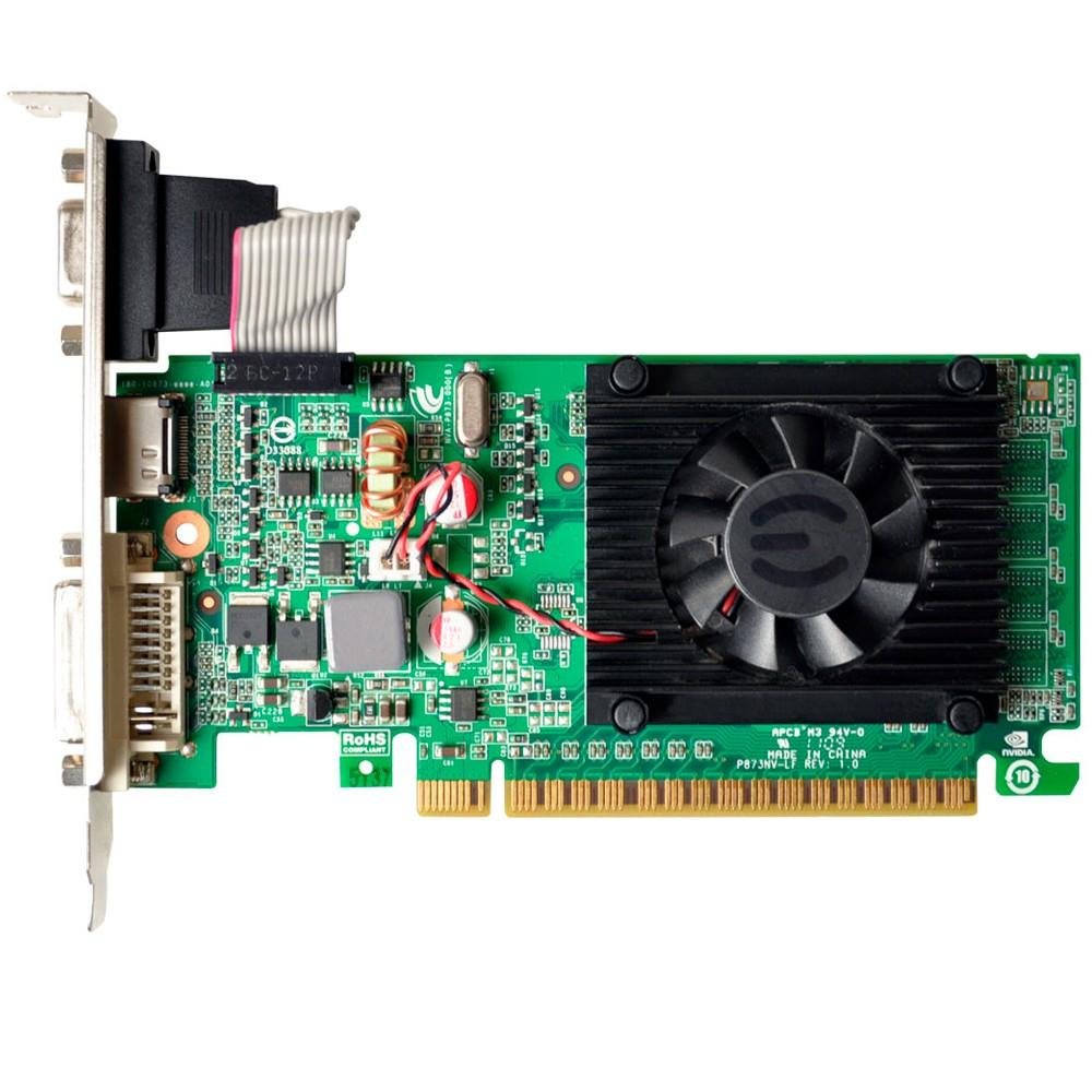 Placa de Vídeo EVGA NVIDIA GeForce GT 210 1GB, DDR3 - 01G-P3-1312-LR
