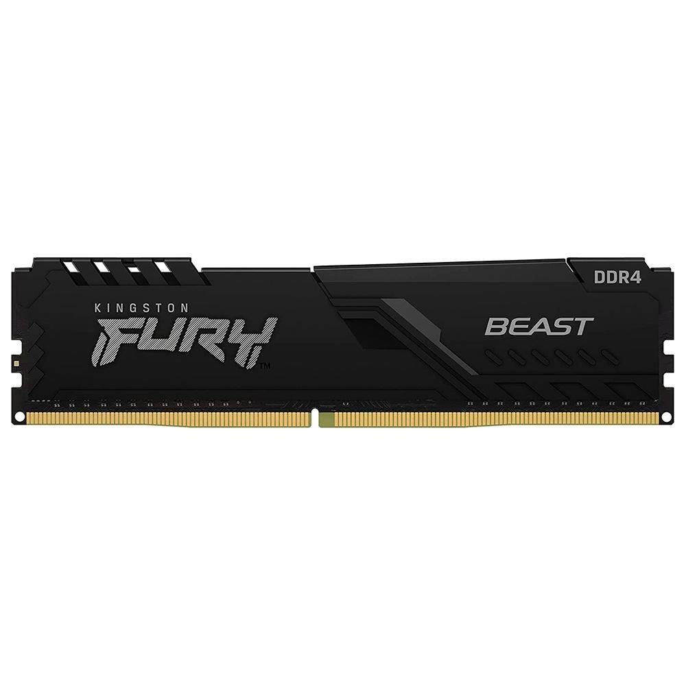 Memória RAM Kingston Fury Beast, 64GB (2x32GB), 3600MHz, DDR4, CL18, Preto - KF436C18BBK2/64