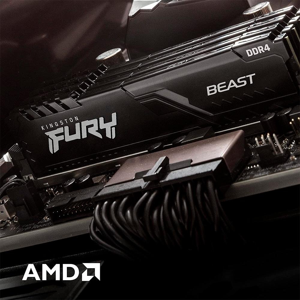 Memória Kingston Fury Beast | KaBuM!