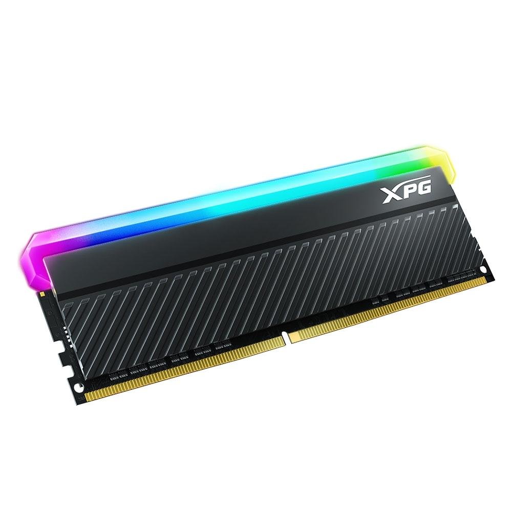 Memória RAM XPG Spectrix D45G, RGB, 8GB, 3600MHz, DDR4, CL18, Preta - AX4U36008G18I-CBKD45G Memória RAM XPG Spectrix D45G, RGB, 8GB, 3600MHz, DDR4, CL18, Preta - AX4U36008G18I-CBKD45G