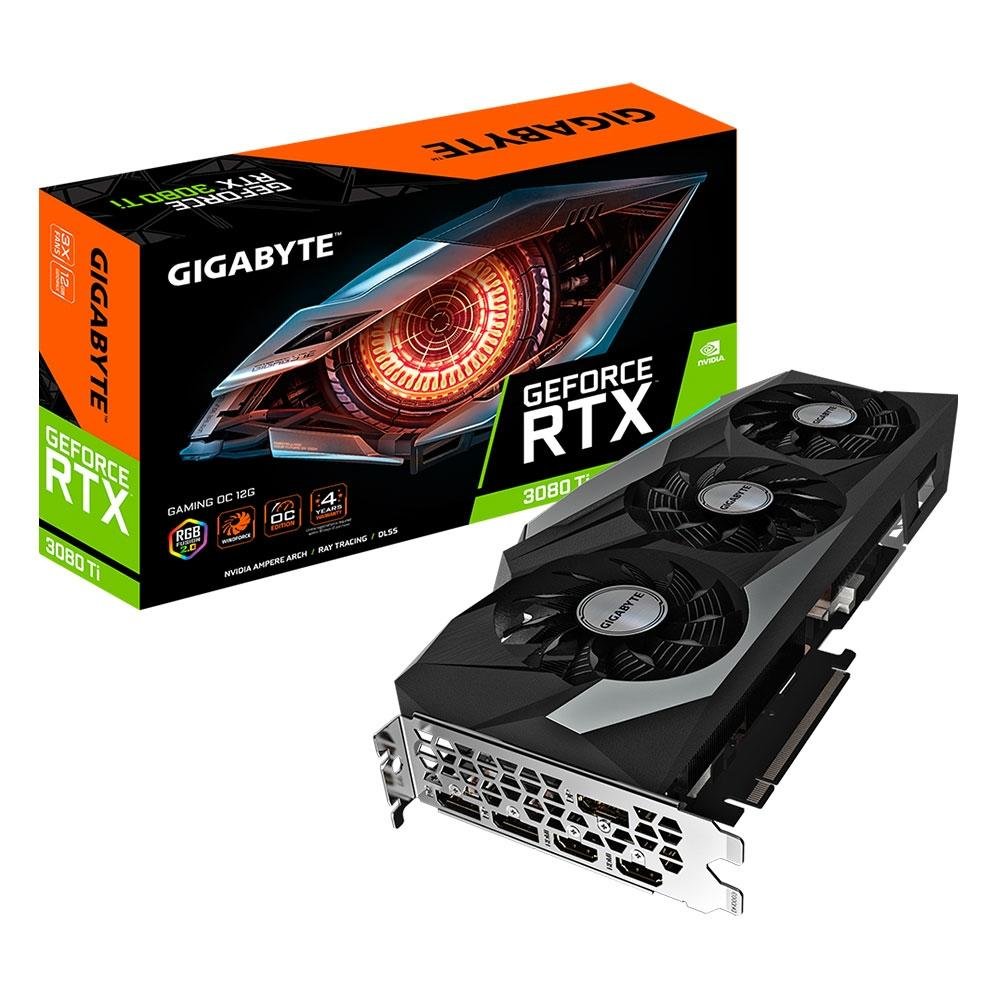 Placa de Vídeo RTX 3080 Ti Gaming Gigabyte NVIDIA GeForce, 12GB