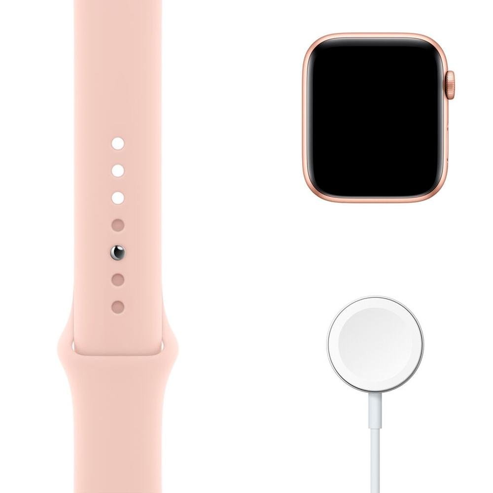 Apple Watch S6 44MM GPS com Case de Alumínio Gold e Sport Band Pink - M00E3LL/A Apple Watch S6 44MM GPS com Case de Alumínio Gold e Sport Band Pink - M00E3LL/A
