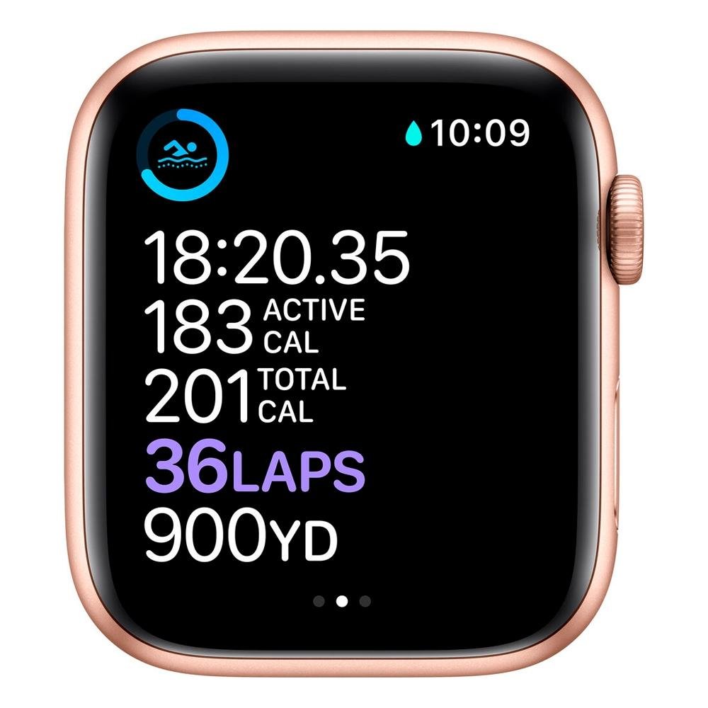 Apple Watch S6 44MM GPS com Case de Alumínio Gold e Sport Band Pink - M00E3LL/A Apple Watch S6 44MM GPS com Case de Alumínio Gold e Sport Band Pink - M00E3LL/A