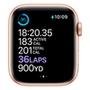 Apple Watch S6 44MM GPS com Case de Alumínio Gold e Sport Band Pink - M00E3LL/A