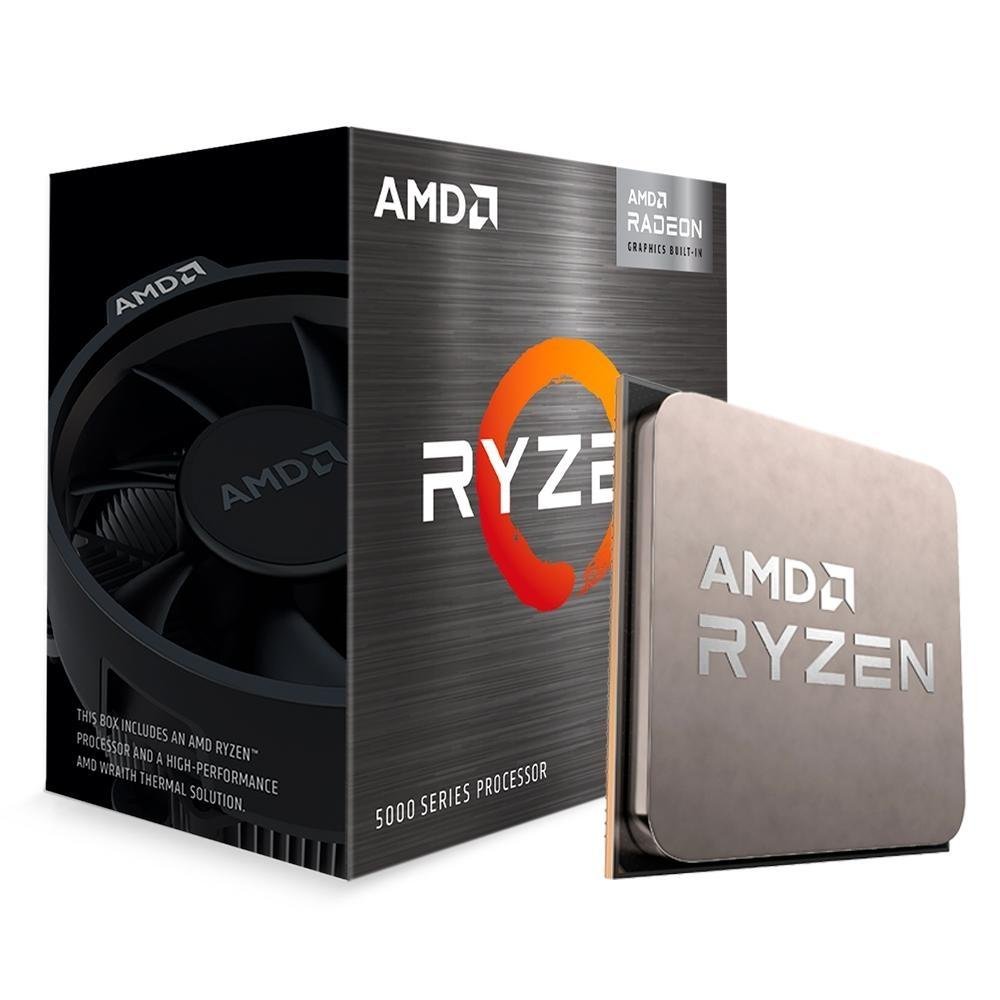 Kit Processador AMD Ryzen 5 5600G, 3.9GHz (4.4GHz Max Turbo), AM4